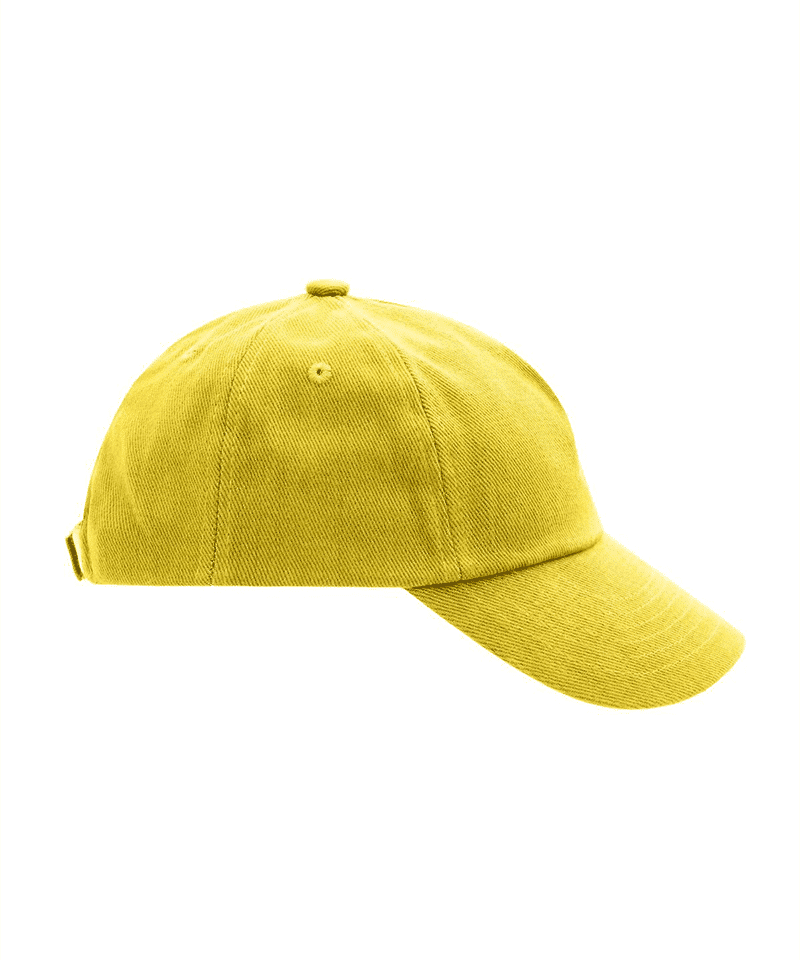 Cappello-baseball-da-bambino-in-cotone-spazzolato-Myrtle-Beach-MB7010--giallo