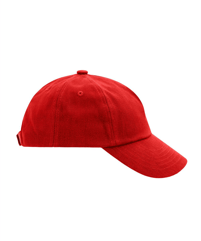 Cappello baseball da bambino in cotone spazzolato Myrtle Beach MB7010 30 Cappello-baseball-da-bambino-in-cotone-spazzolato-Myrtle-Beach-MB7010--rosso