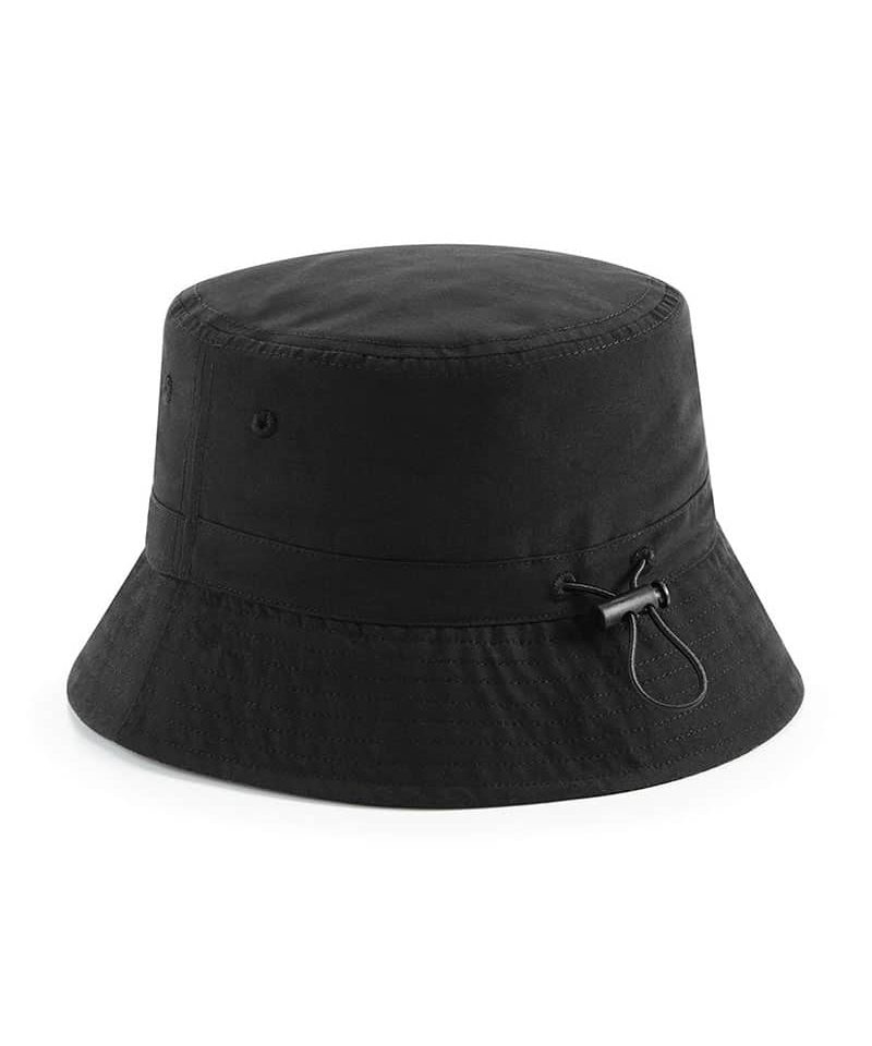 Cappello-pescatore-in-poliestere-riciclato-rPET-con-cursore-di-regolazione-Beechfield-B84R-nero