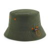 Cappello pescatore in poliestere riciclato rPET con cursore di regolazione Beechfield B84R 2 Cappello-pescatore-in-poliestere-riciclato-rPET-con-cursore-di-regolazione-Beechfield-B84R-verde-oliva