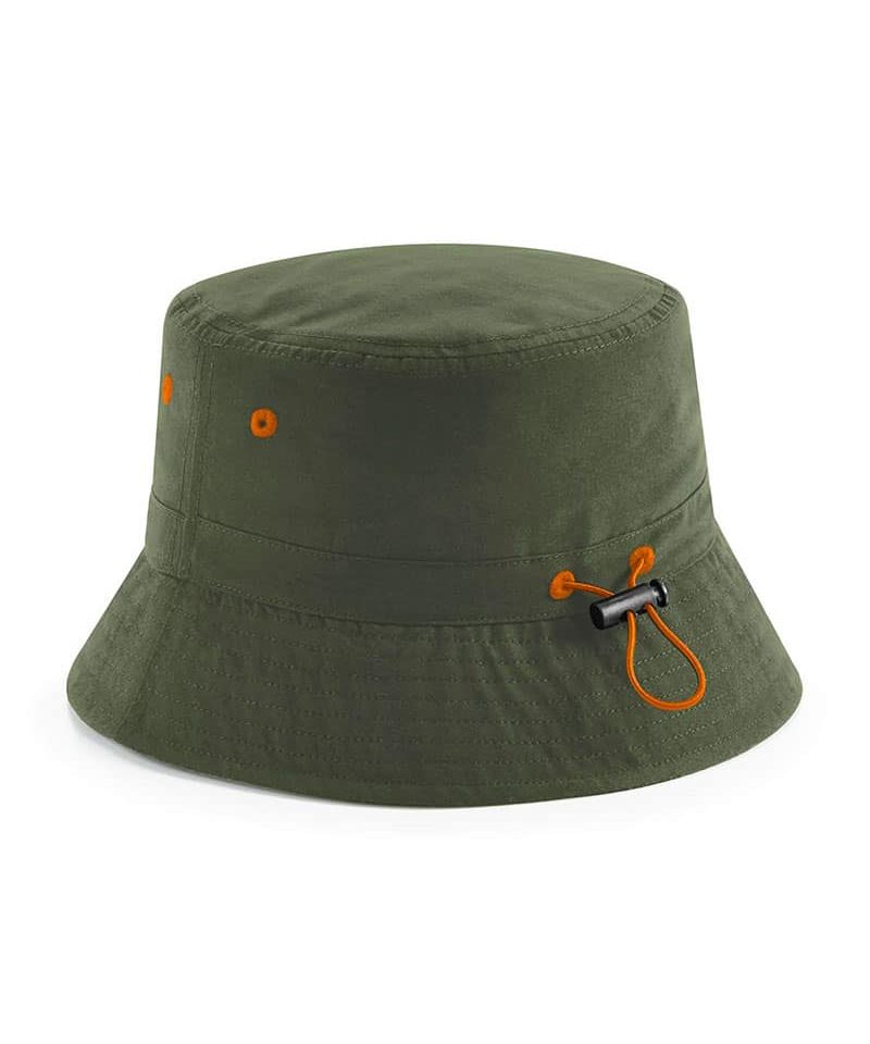 Cappello-pescatore-in-poliestere-riciclato-rPET-con-cursore-di-regolazione-Beechfield-B84R-verde-oliva