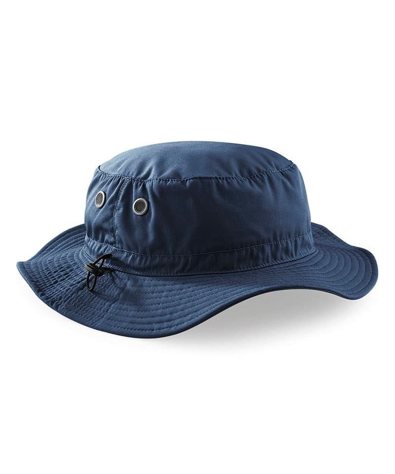 Cappello pescatore in tessuto misto con cursore di regolazione Beechfield B88 13 Cappello-pescatore-in-tessuto-misto-con-cursore-di-regolazione-Beechfield-B88-blu-navy