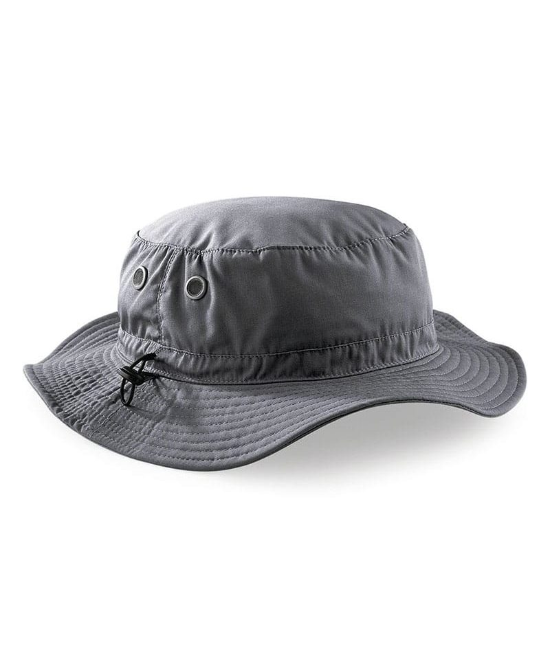 Cappello pescatore in tessuto misto con cursore di regolazione Beechfield B88 15 Cappello-pescatore-in-tessuto-misto-con-cursore-di-regolazione-Beechfield-B88-grigio