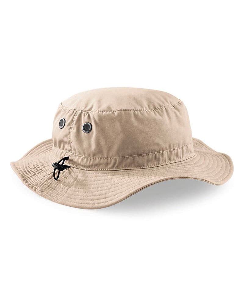 Cappello pescatore in tessuto misto con cursore di regolazione Beechfield B88 18 Cappello-pescatore-in-tessuto-misto-con-cursore-di-regolazione-Beechfield-B88-sabbia