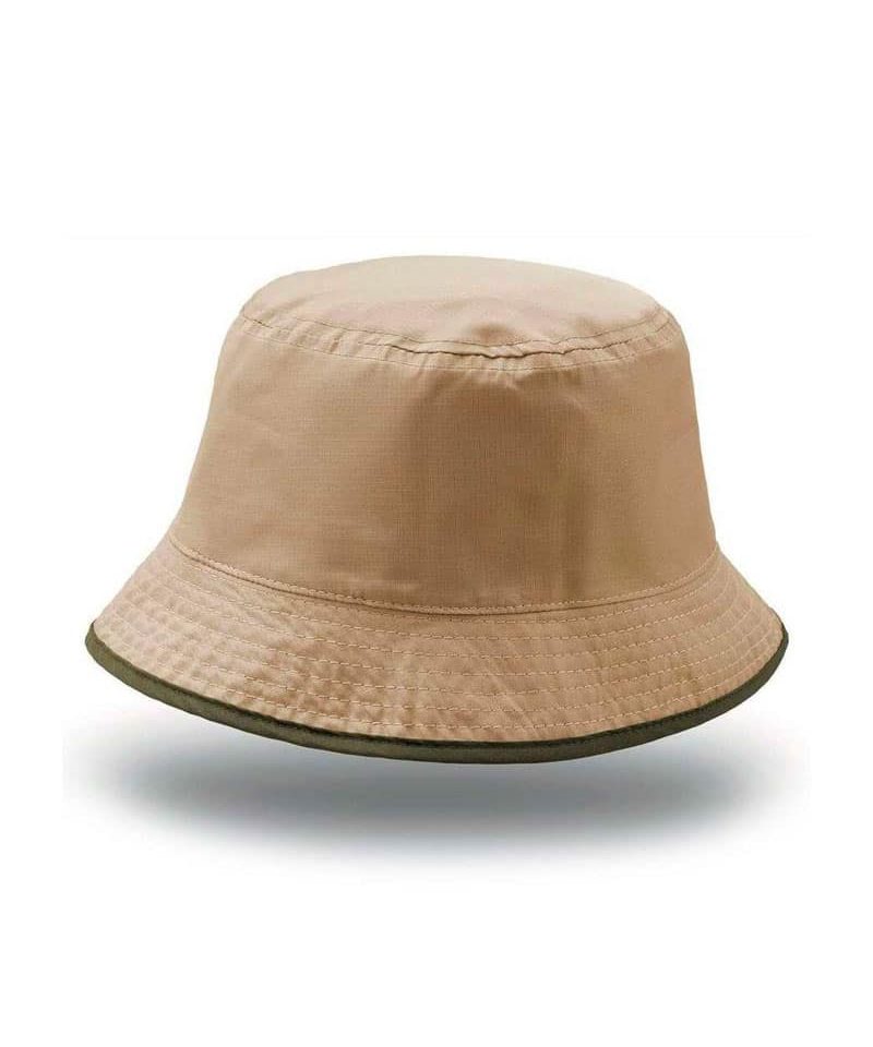 Cappello-pescatore-reversibile-in-poliestere-Atlantis-Buxket-Pocket-ATBUPO-khaki-verde