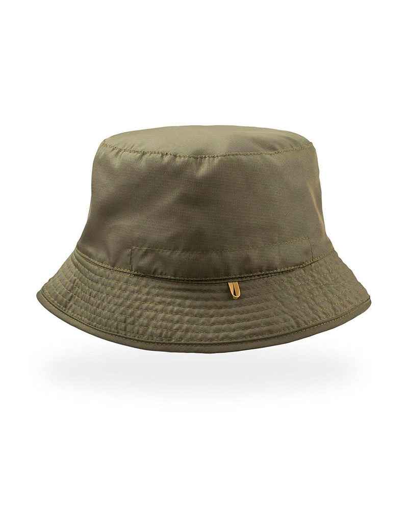 Cappello-pescatore-reversibile-in-poliestere-Atlantis-Buxket-Pocket-ATBUPO-verde-khaki