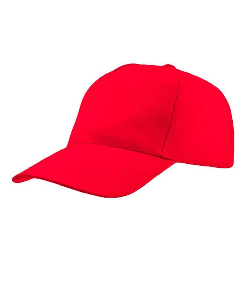 Cappelli-baseball-bambino-5-pannelli-Black-Spider-BSK600-rosso