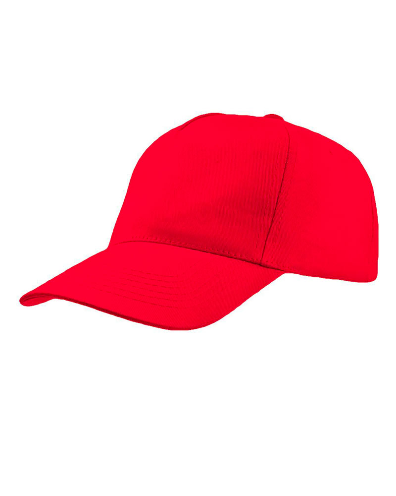 Cappelli-baseball-bambino-5-pannelli-Black-Spider-BSK600-rosso