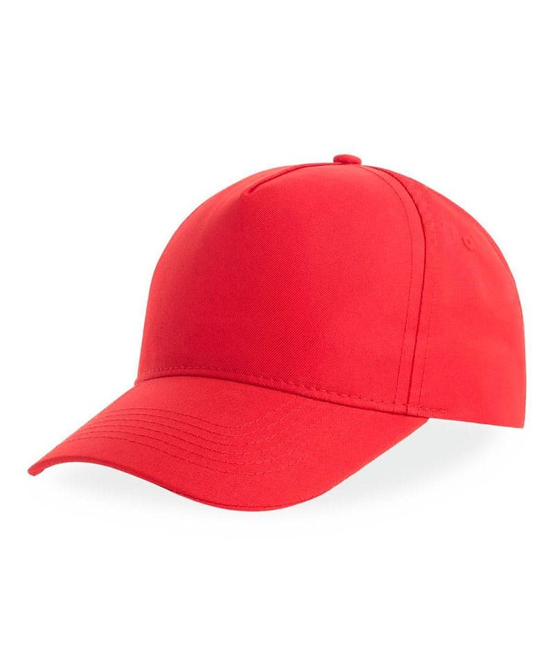 Cappellino Baseball Bambino in poliestere riciclato Atlantis Kid Recy Five ATKRFS 19 Cappellino-Baseball-Bambino-in-poliestere-riciclato-Atlantis-ATKRFS-rosso