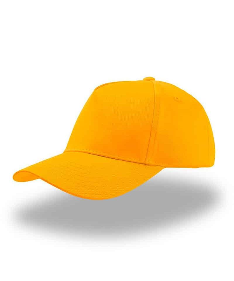 Cappellino-baseball-bambino-5-pannelli-in-cotone-Atlantis-Kid-Start-Five-ATKDSF-giallo