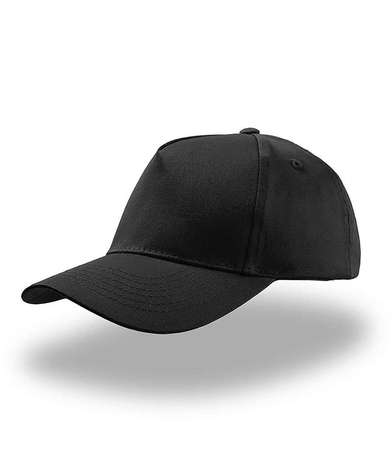 Cappellino-baseball-bambino-5-pannelli-in-cotone-Atlantis-Kid-Start-Five-ATKDSF-nero