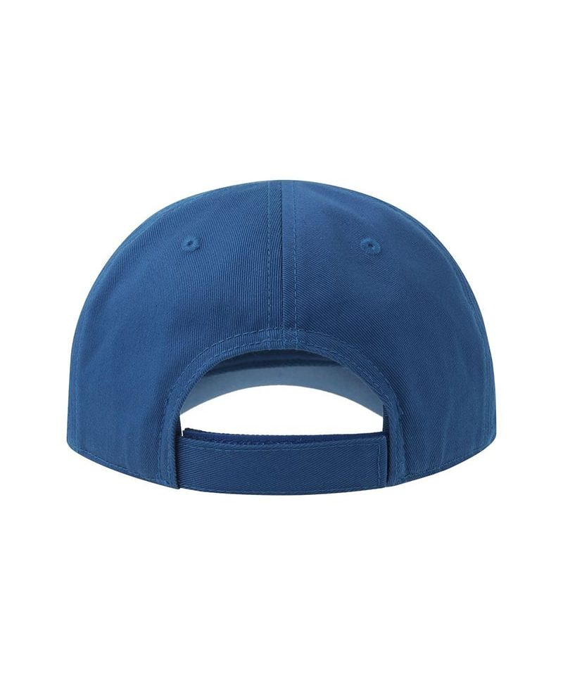 Cappellino baseball bambino 5 pannelli in cotone organico Atlantis Kid Star-S ATKISS 49 Cappellino baseball bambino 5 pannelli in cotone organico Atlantis Kid Star S ATKISS blu royal bianco retro