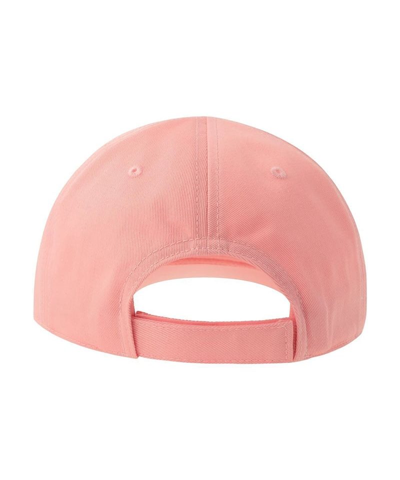 Cappellino baseball bambino 5 pannelli in cotone organico Atlantis Kid Star-S ATKISS 44 Cappellino baseball bambino 5 pannelli in cotone organico Atlantis Kid Star S ATKISS rosa bianco retro