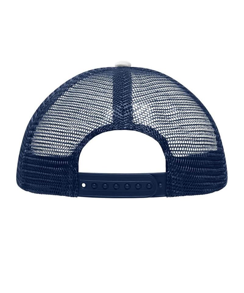 Cappellino baseball bambino con rete Myrtle Beach MB071 45 Cappellino-baseball-bambino-con-rete-Myrtle-Beach-MB071-bianco-blu-retro