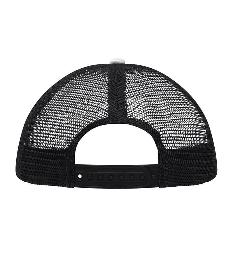 Cappellino baseball bambino con rete Myrtle Beach MB071 53 Cappellino-baseball-bambino-con-rete-Myrtle-Beach-MB071-bianco-nero-retro