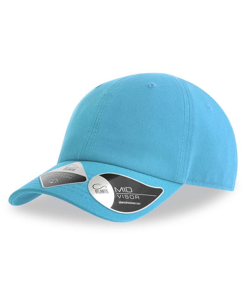 Cappellino-baseball-bambino-in-cotone-organico-destrutturato-Atlantis-Kid-Fraser-ATKIFR-azzurro