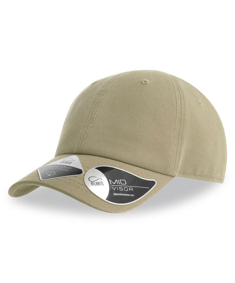 Cappellino-baseball-bambino-in-cotone-organico-destrutturato-Atlantis-Kid-Fraser-ATKIFR-khaki