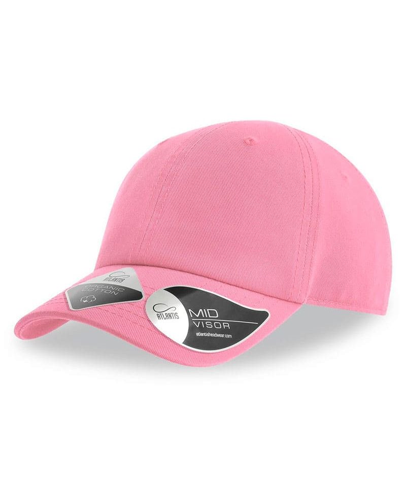 Cappellino-baseball-bambino-in-cotone-organico-destrutturato-Atlantis-Kid-Fraser-ATKIFR-rosa