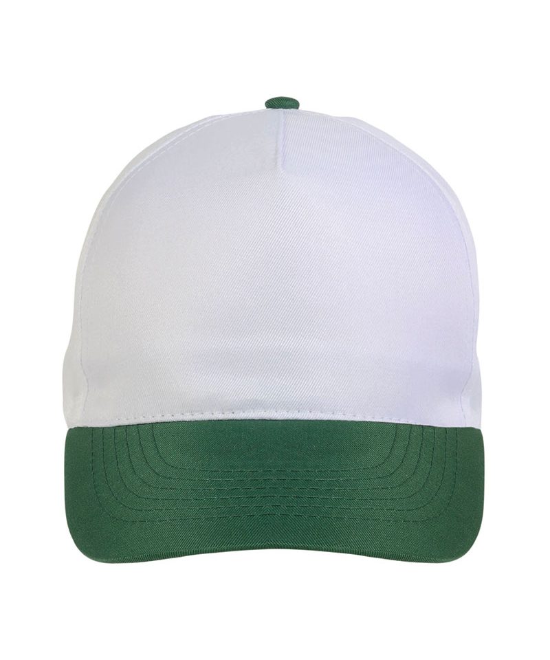 Cappellino baseball bambino in poliestere 17303 38 Cappellino-baseball-bambino-in-poliestere-17303-bianco-verde