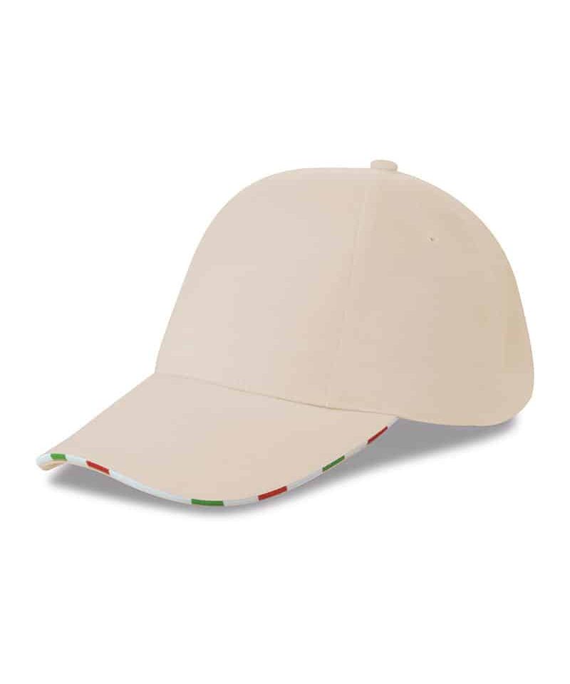 Cappello baseball 6 pannelli ruotati con tricolore k18142 12 Cappello-baseball-6-pannelli-ruotati-con-tricolore-k18142-naturale