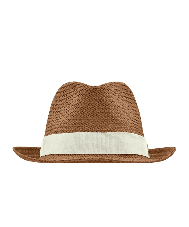 Cappello di paglia di carta Myrtle Beach MB6597 15 Cappello-di-paglia-di-carta-Myrtle-Beach-MB6597-marrone-beige-fronte