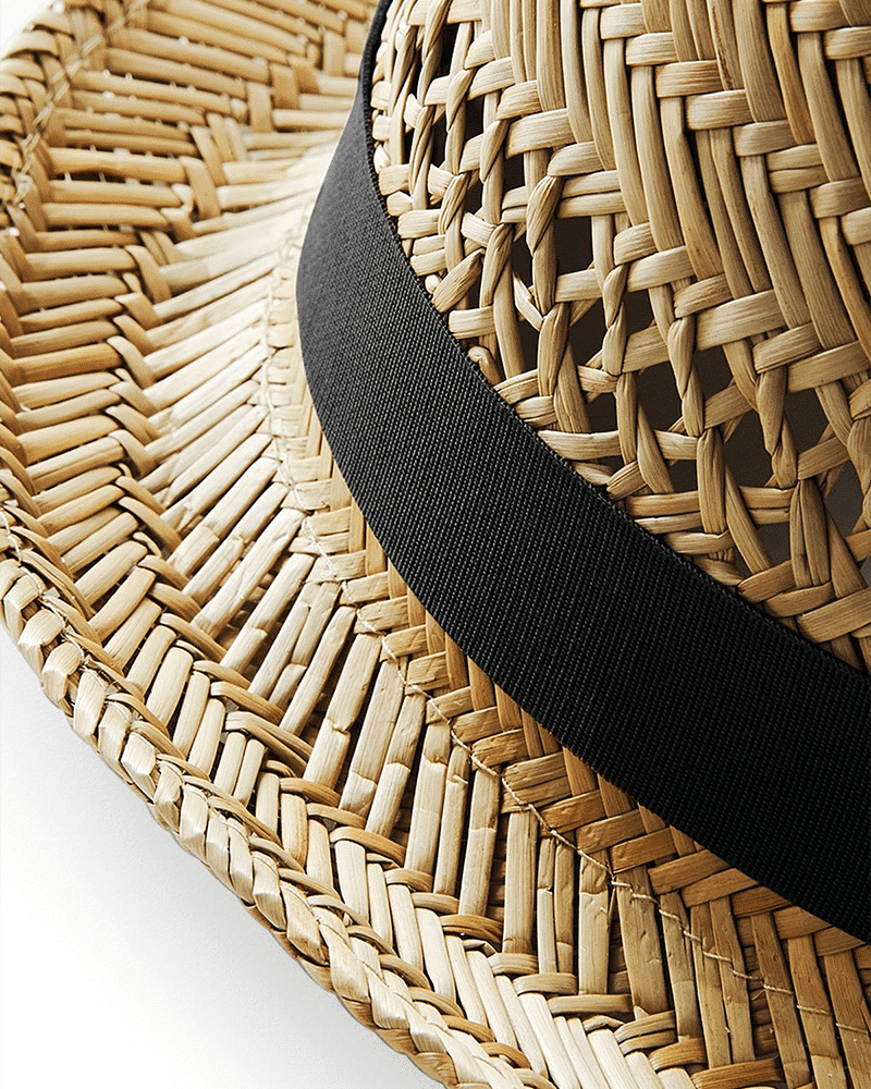 Cappello in paglia Beechfield Straw Summer Trilby B730 6 Cappello-in-paglia-Beechfield-B730-dettaglio