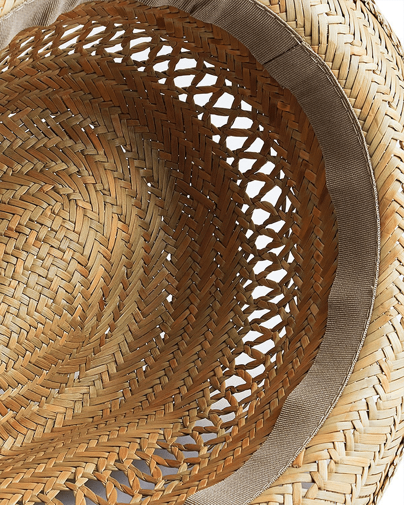 Cappello in paglia Beechfield Straw Summer Trilby B730 5 Cappello-in-paglia-Beechfield-B730-interno