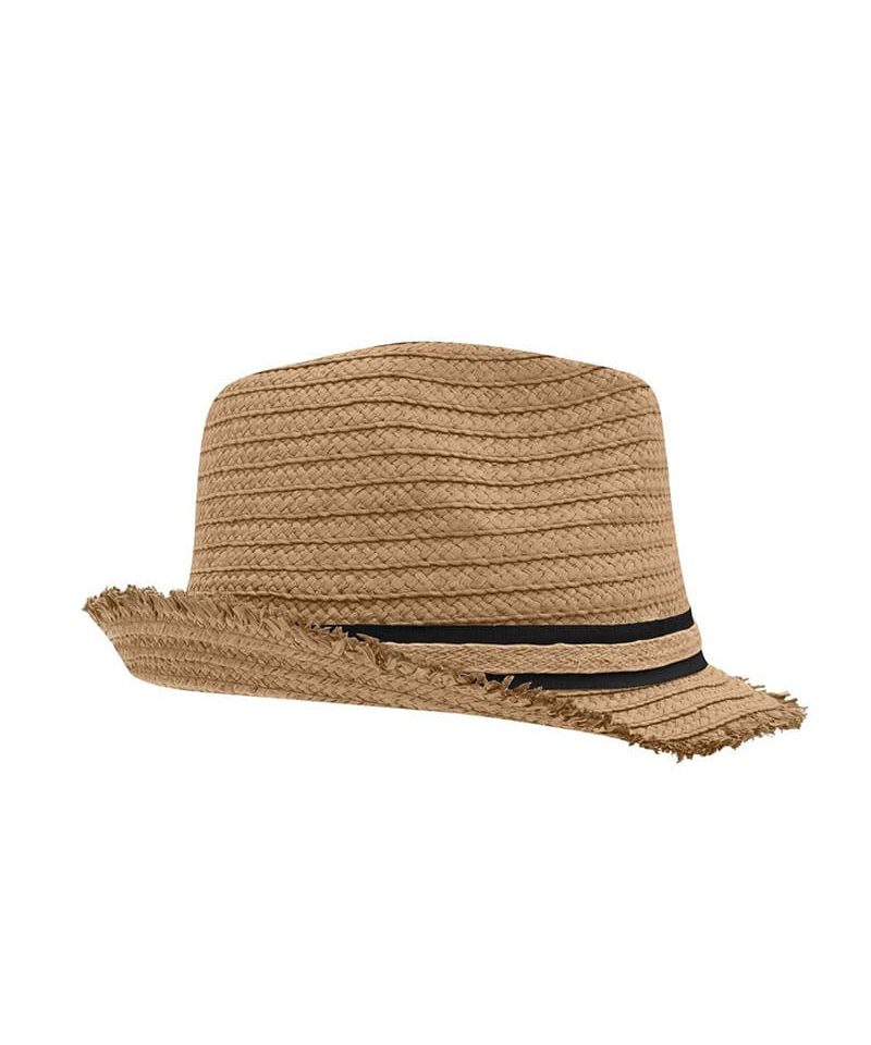 Cappello in paglia di carta Myrtle Beach MB6703 16 Cappello-in-paglia-di-carta-colore-naturale-MYRTLE-BEACH-MMB6703-con-fascia-colorata-blu-lato
