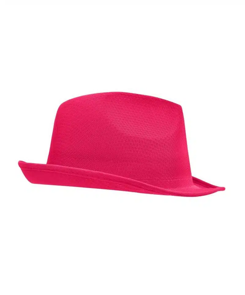 Cappello panama in finta paglia Myrtle Beach MB6625 fucsia destro