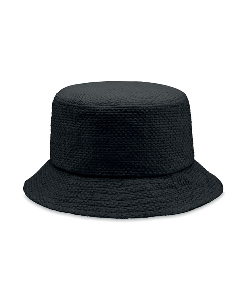 Cappello-pescatore-in-carta-paglia-mo2267-nero