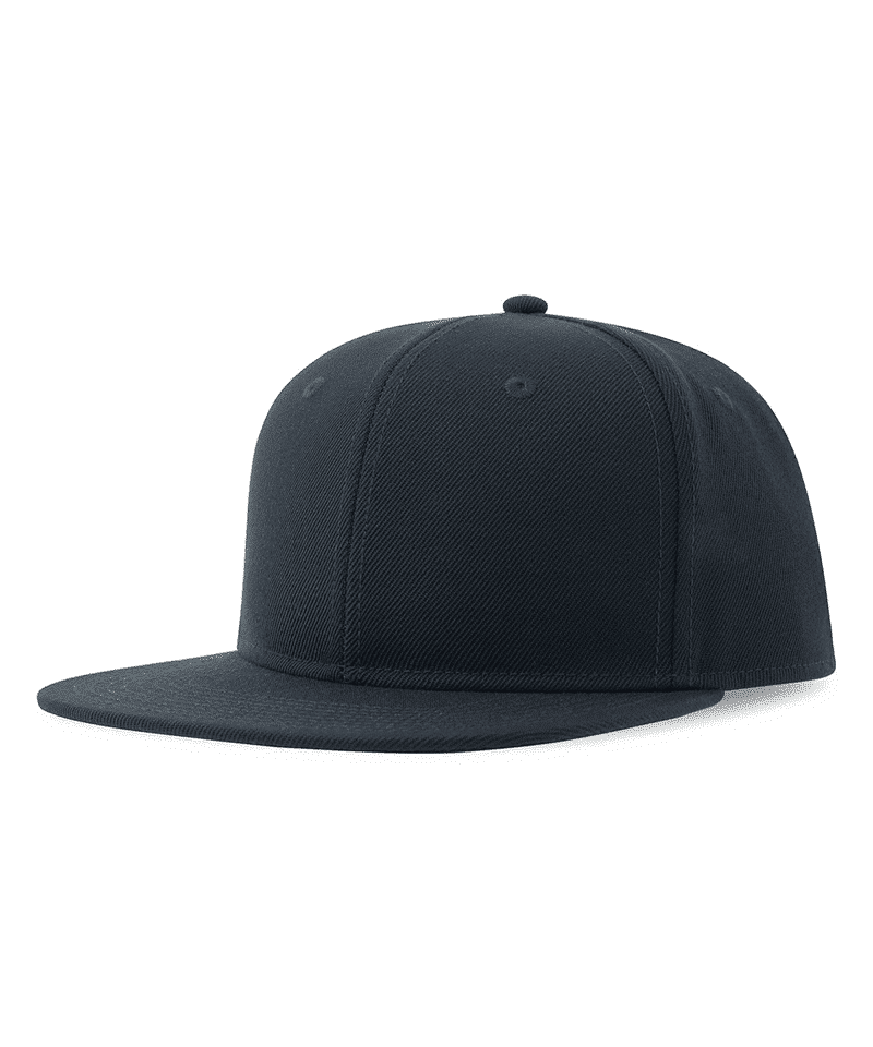 Cappello rapper bambino 6 apnnelli in poliestere Riciclato Atlantis Snap Back S ATKSBS blu navy