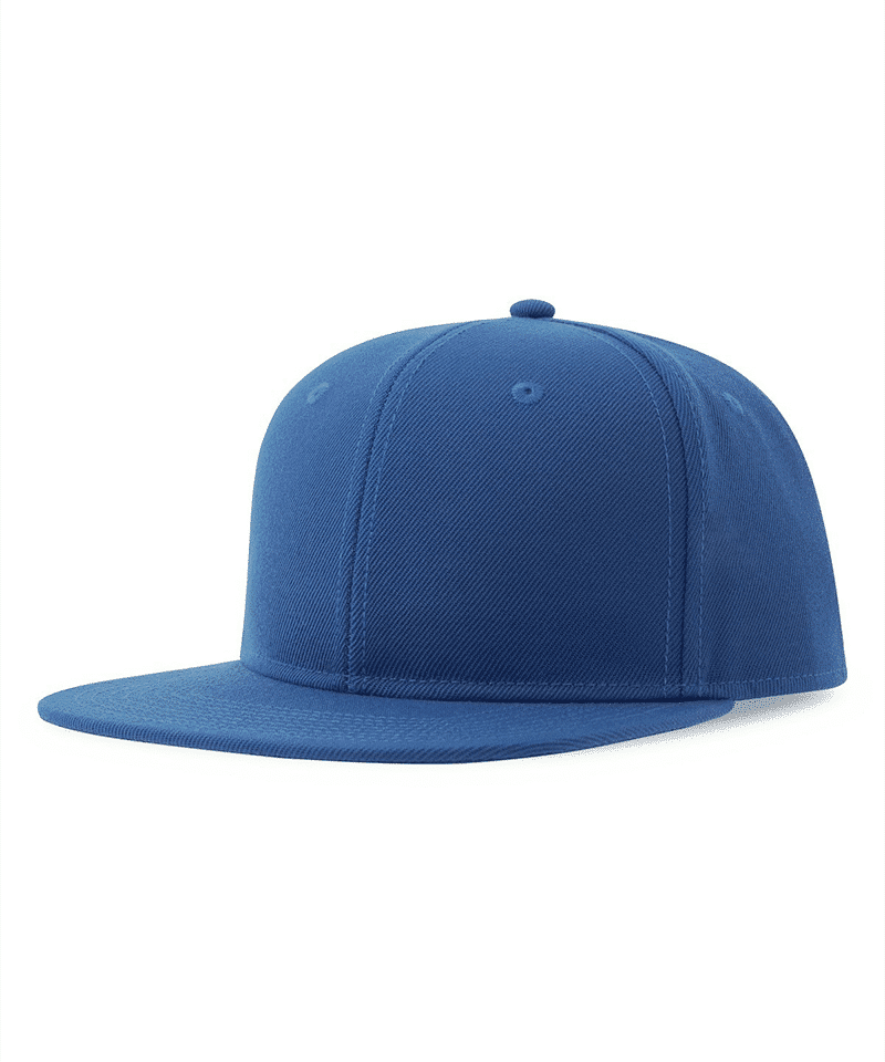 Cappello rapper bambino 6 apnnelli in poliestere Riciclato Atlantis Snap Back S ATKSBS blu royal