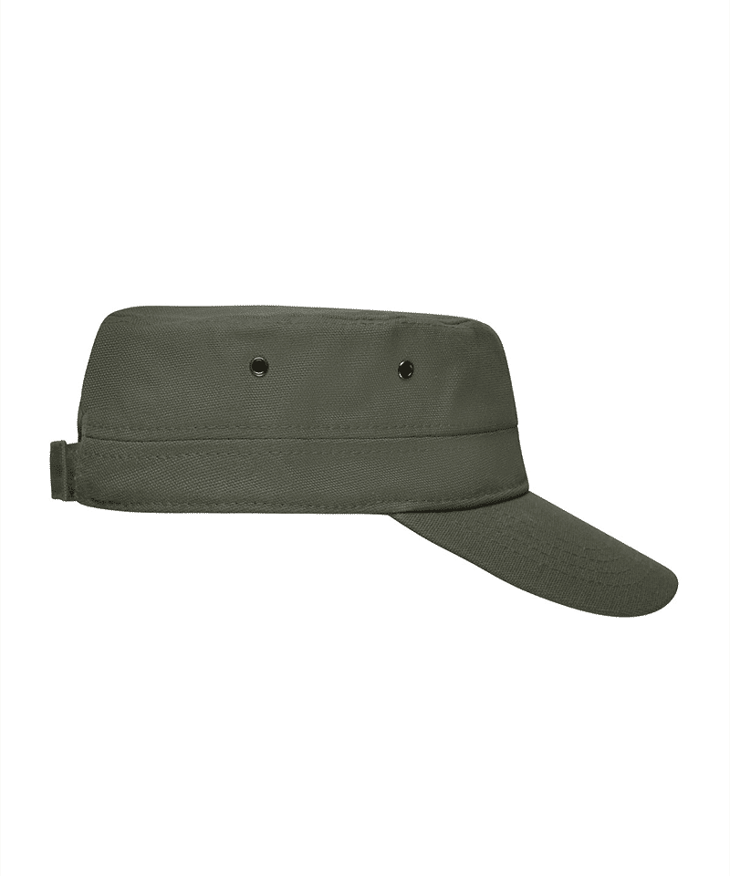 Cappello stile vasco militare Myrtle Beach MB7018 verde oliva destro