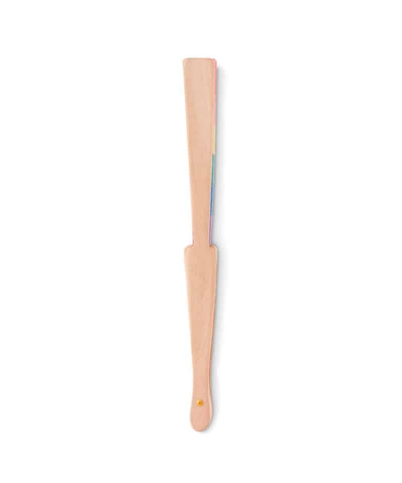 Ventaglio in legno e poliestere fantasia arcobaleno MO6446 8 Ventaglio-in-legno-e-poliestere-fantasia-arcobaleno-mo6446-chiuso
