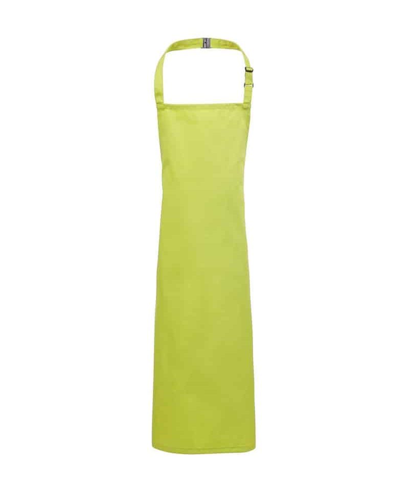 Grembiule-con-pettorina-per-bambini-Premier-PR149J-verde-lime