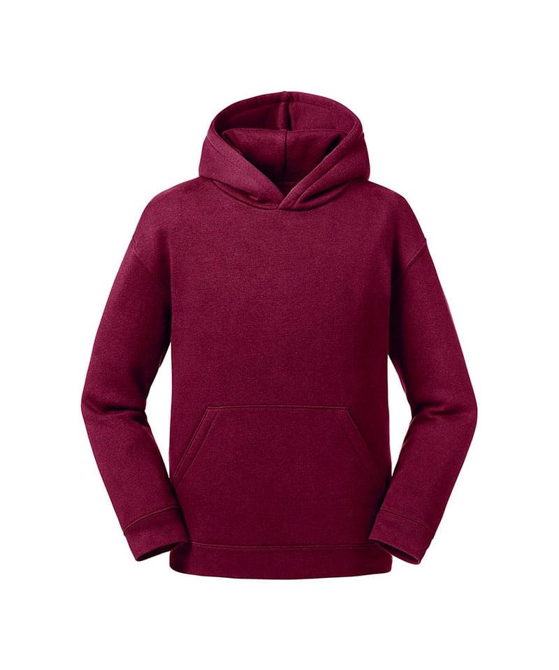 Felpa bambino cappuccio Russell JE265B 11 Felpa bambino cappuccio Russell JE265B burgundy