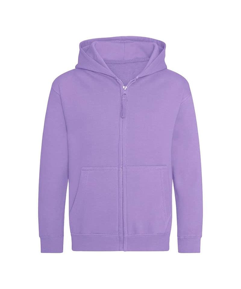 Felpa bambino cappuccio e zip Just Hood JH050J 11 Felpa bambino cappuccio e zip Just Hood JH050J lilla