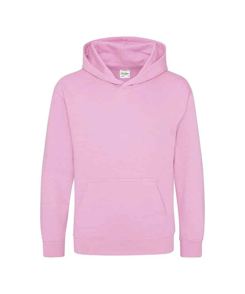 Felpa bambino cotone organico Just Hoods JH201J rosa