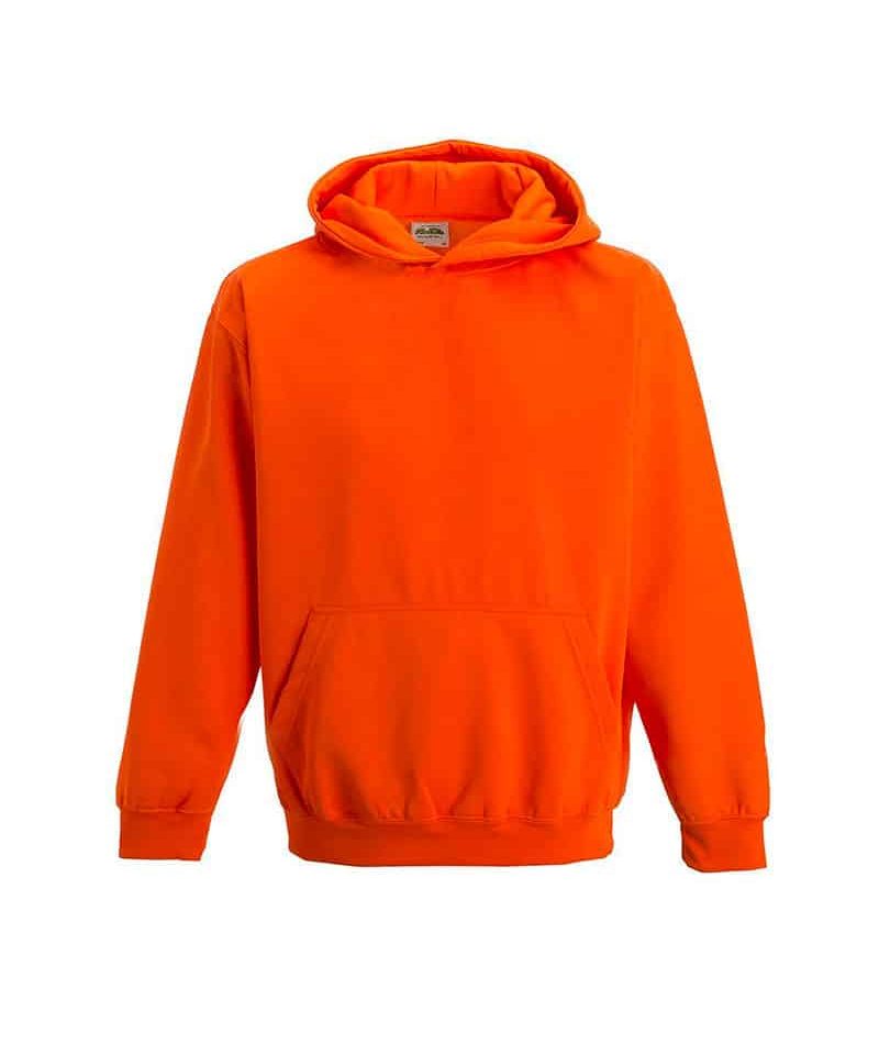 Felpa bambino cappuccio Just Hoods JH004J 7 Felpa-bambino-fluo-cappuccio-Just-Hoods-JH004J-arancio