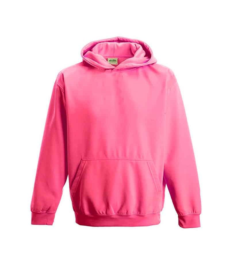 Felpa bambino cappuccio Just Hoods JH004J 9 Felpa-bambino-fluo-cappuccio-Just-Hoods-JH004J-rosa