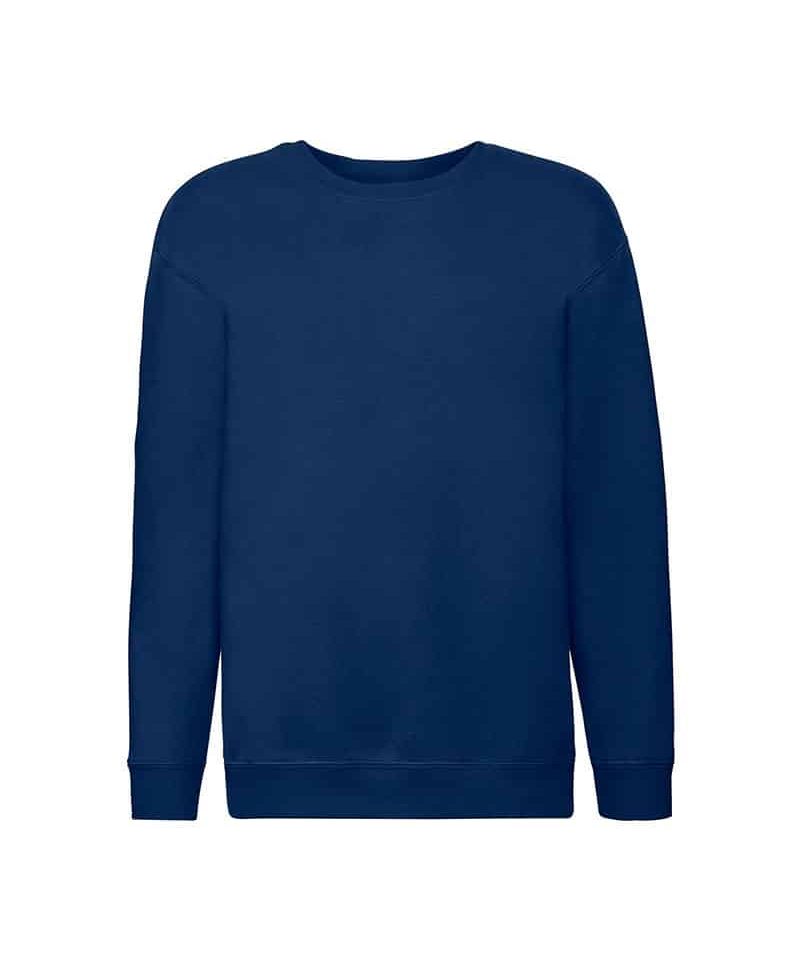 Felpa bambino girocollo Fruit of the Loom FR620310 blu navy