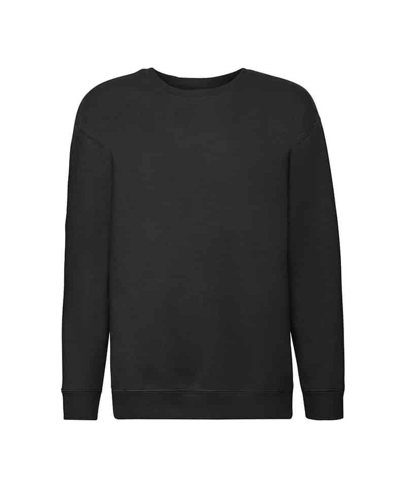 Felpa bambino girocollo Fruit of the Loom FR620310 nero