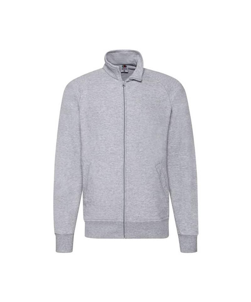 Felpa bambino zip intera Black Spider BSK300 grigio