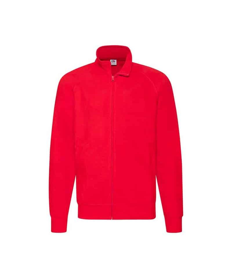 Felpa bambino zip intera Black Spider BSK300 rosso