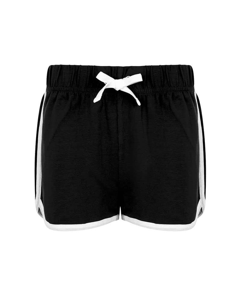Pantaloncino short bambina Skinnifit SKSM069 nero bianco