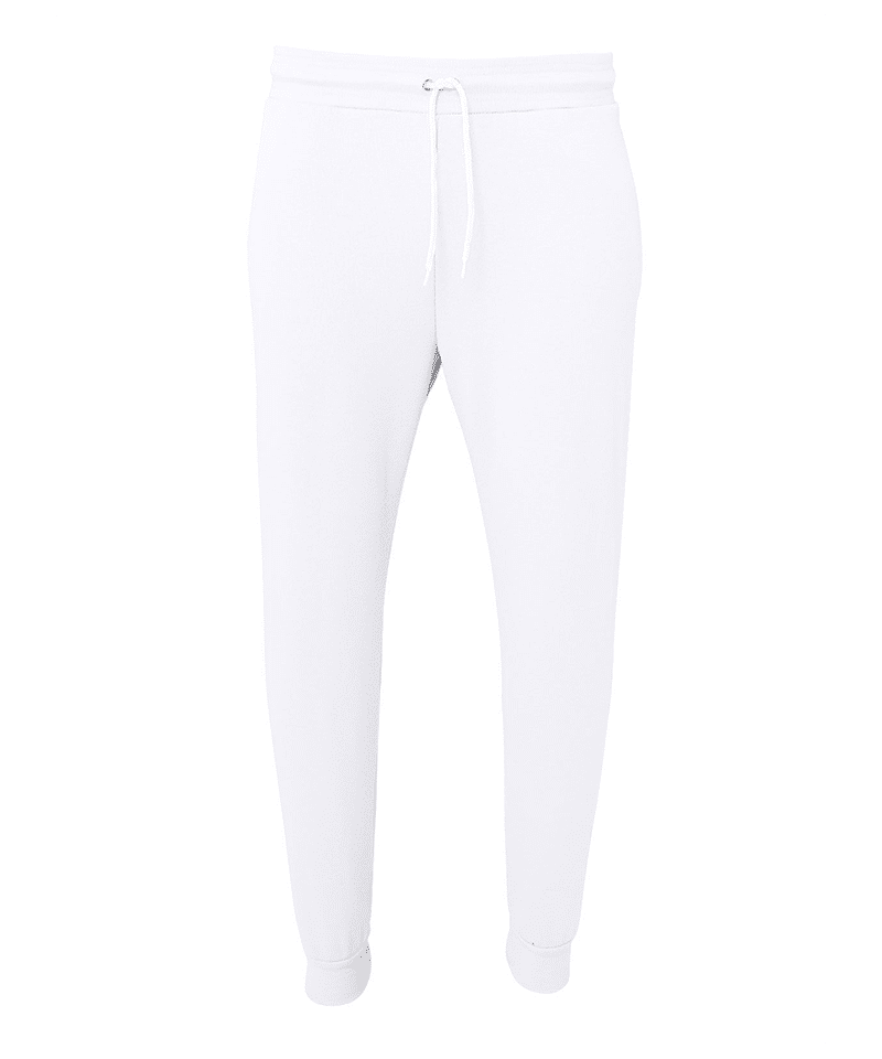 Pantaloni felpati unisex Bella Canvas BE3727 13 Pantaloni felpati unisex Bella Canvas BE3727 bianco