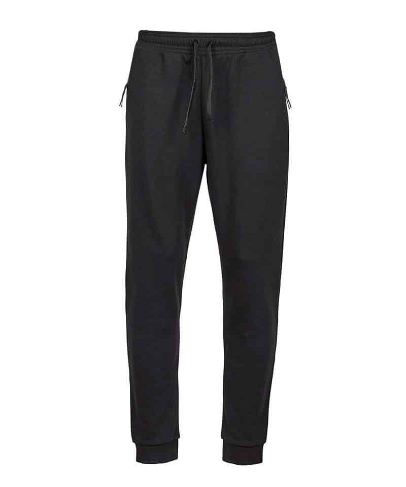Pantaloni sportivi in interlock TJ5708 6 Pantaloni sportivi in interlock TJ5708 nero
