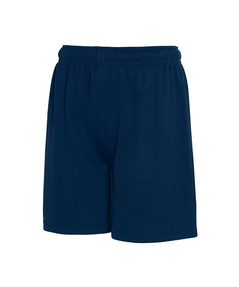 Pantaloncino sport bambino in poliestere Sprintex SP401 blu-navy