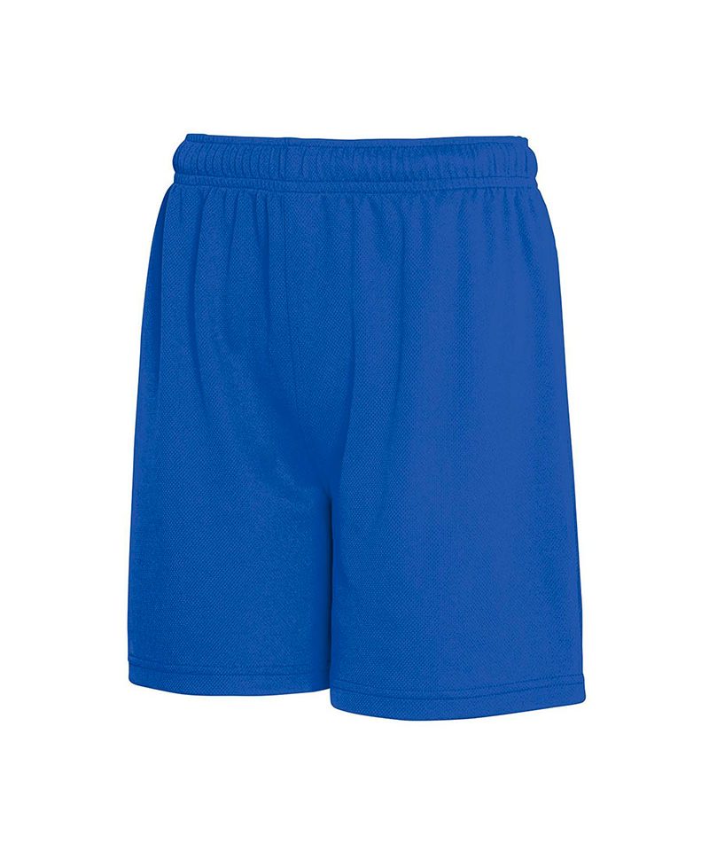 Pantaloncino sport bambino in poliestere Sprintex SP401 blu-royal