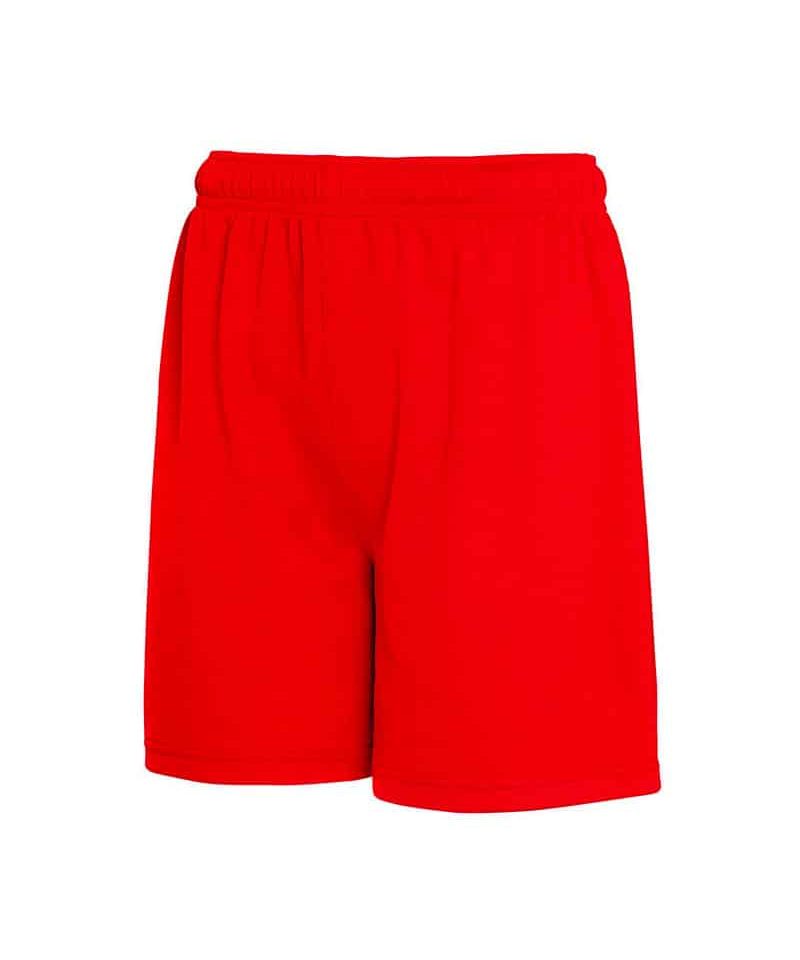 Pantaloncino sport bambino in poliestere Sprintex SP401 rosso